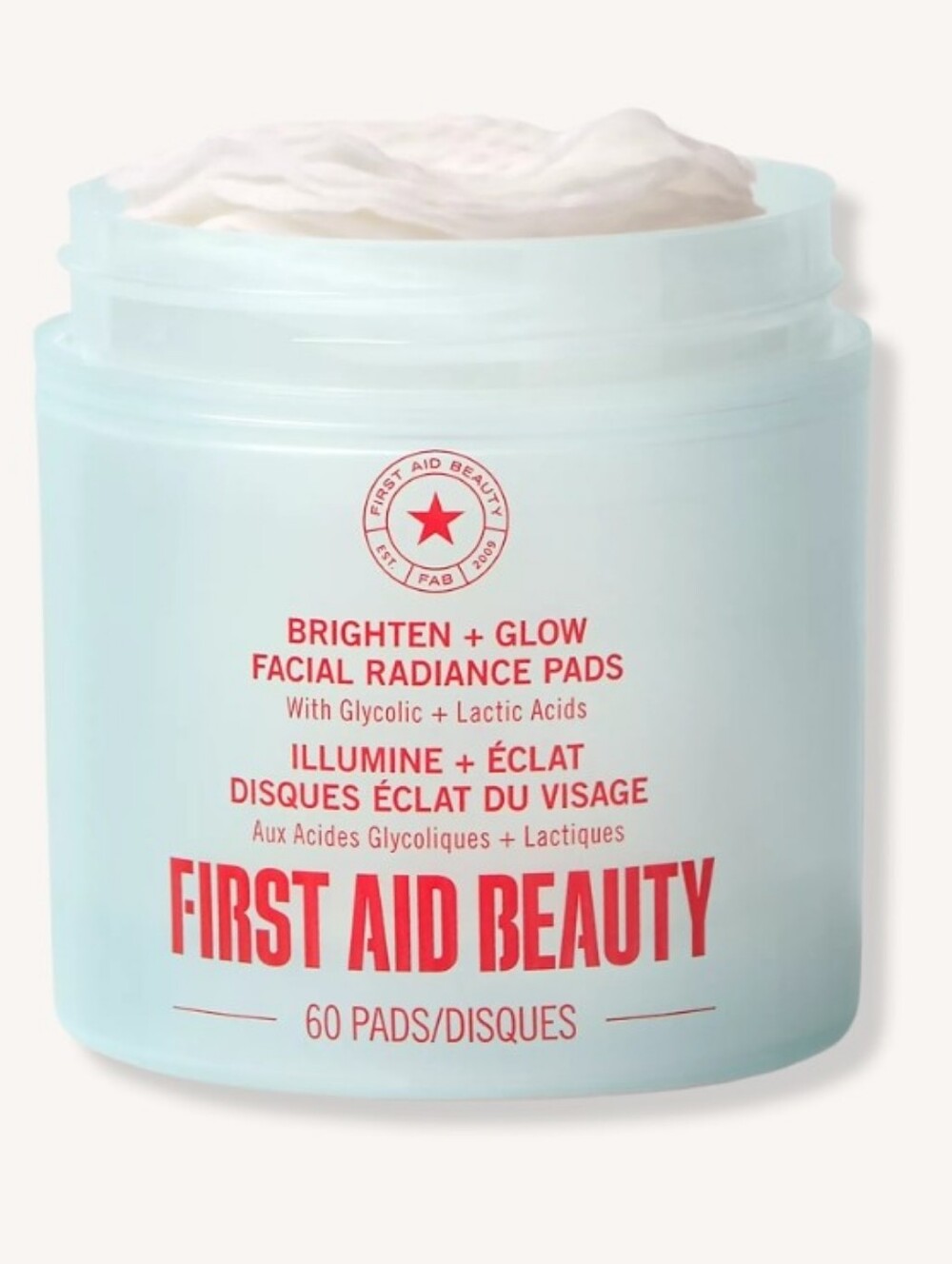 First Aid Beauty Brighten + Glow Facial Radiance Pads - Light Blue